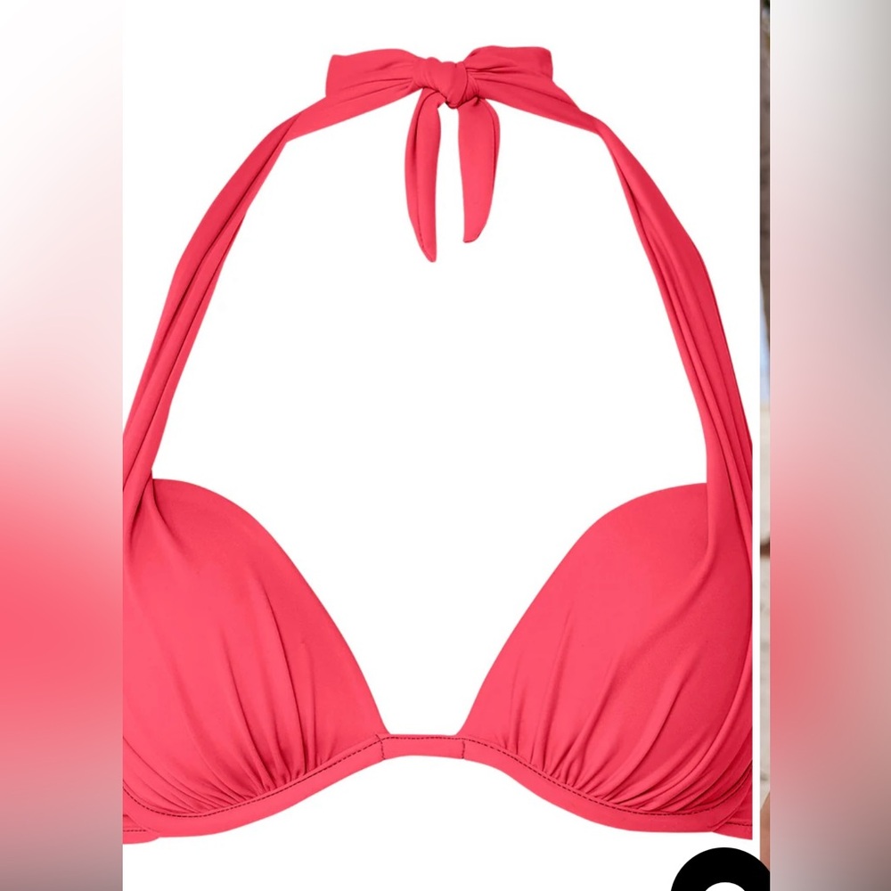Venus Marilyn Push Up Enhancer Swim Top Sunset Pink 38D/48C